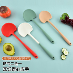 新款硅胶锅铲家用不粘锅耐高温厨具汤勺蘑菇炒菜铲子炒勺铲勺厨房