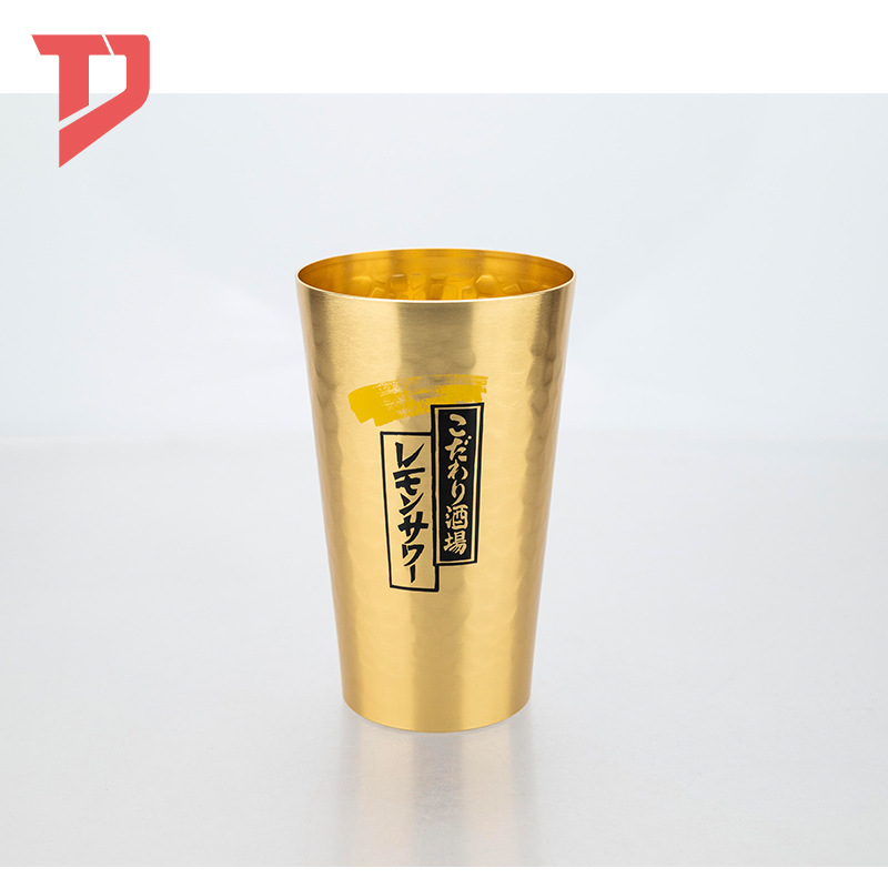 Estilo japonés de aluminio creativo martillo cola taza de cerveza de aluminio al aire libre camping fiesta bebida fría taza varios colores