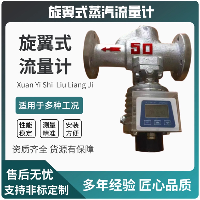 畅仪LFX-25分流旋翼式蒸汽流量计DN50机械直读式流量表蒸汽计量表