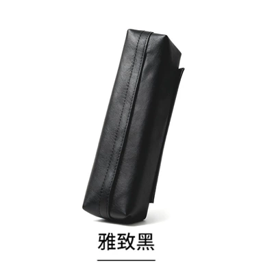 Car Leg Warmer Blanket for Seat belt shoulder pad - elegant-black