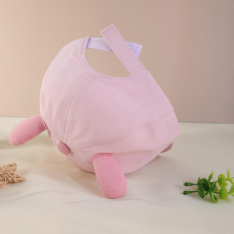Sombreros infantiles primavera y otoño para niños y niñas gorras de lengua de pato adorables orejas de conejo para bebés sombreros de béisbol sombreros de sol