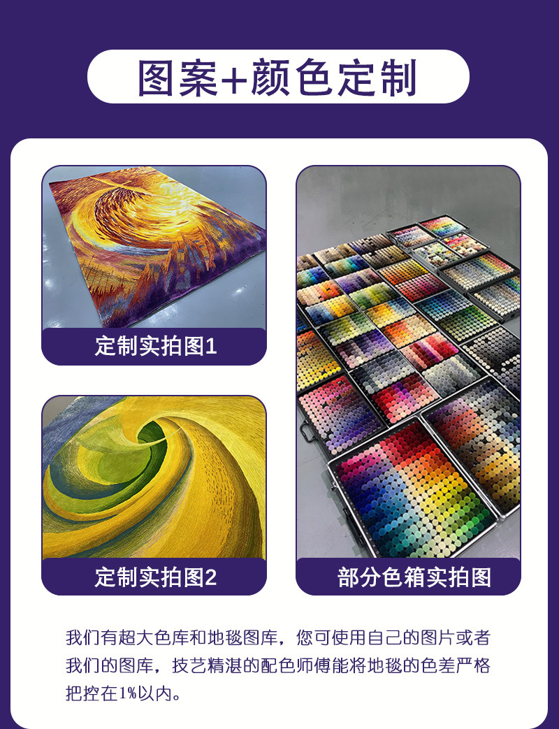 羊毛地毯手工高级客厅卧室酒店加厚定制