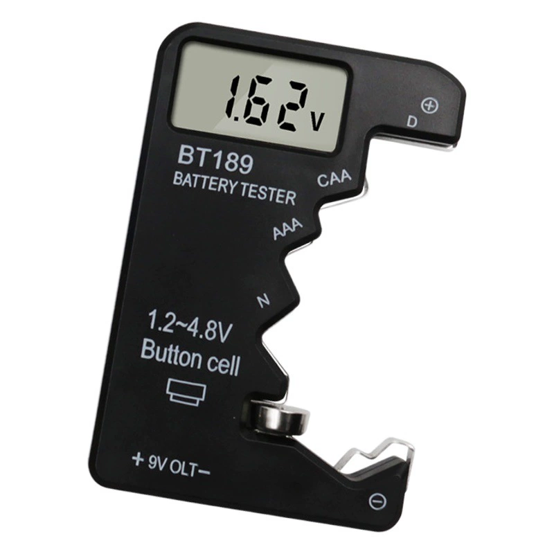 Тестер батареи Цифровое измерение напряжения Детектор остаточной батареи Портативный Батарея не требуется