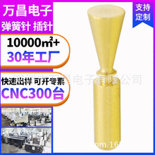 定制异性cnc加工车件充电针弹簧针镀金连接器大电流探针POGOPIN