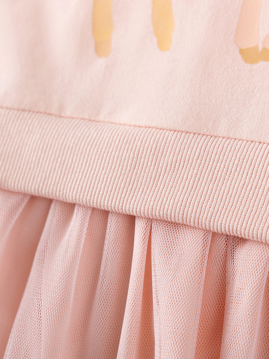 Little maven comercio exterior transfronterizo ropa para niños al por mayor vestido de malla para niñas europeas y americanas falda para niños de dibujos animados de otoño image 5