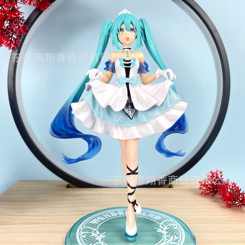 包邮灰姑娘初音手办睡美人长发洛天依公主水手服摆件批发代发|undefined