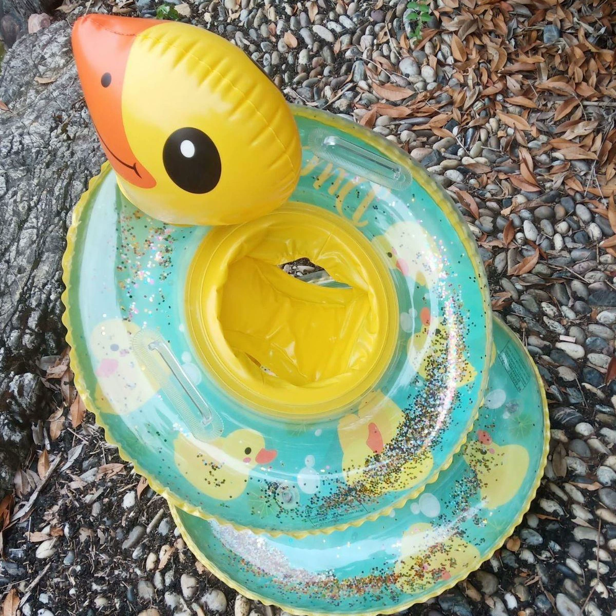 B.Duck, inflatable swimming ring, increased thickness