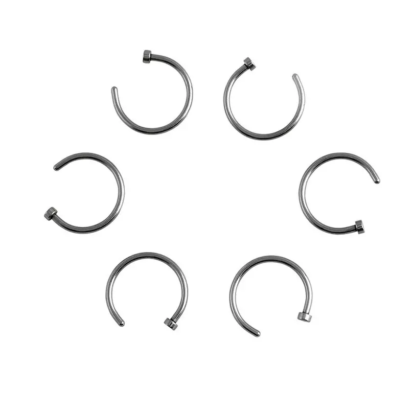 鼻环假鼻钉假唇钉G23纯钛欧美流行C型环亚马逊EBAY速卖通销售饰品