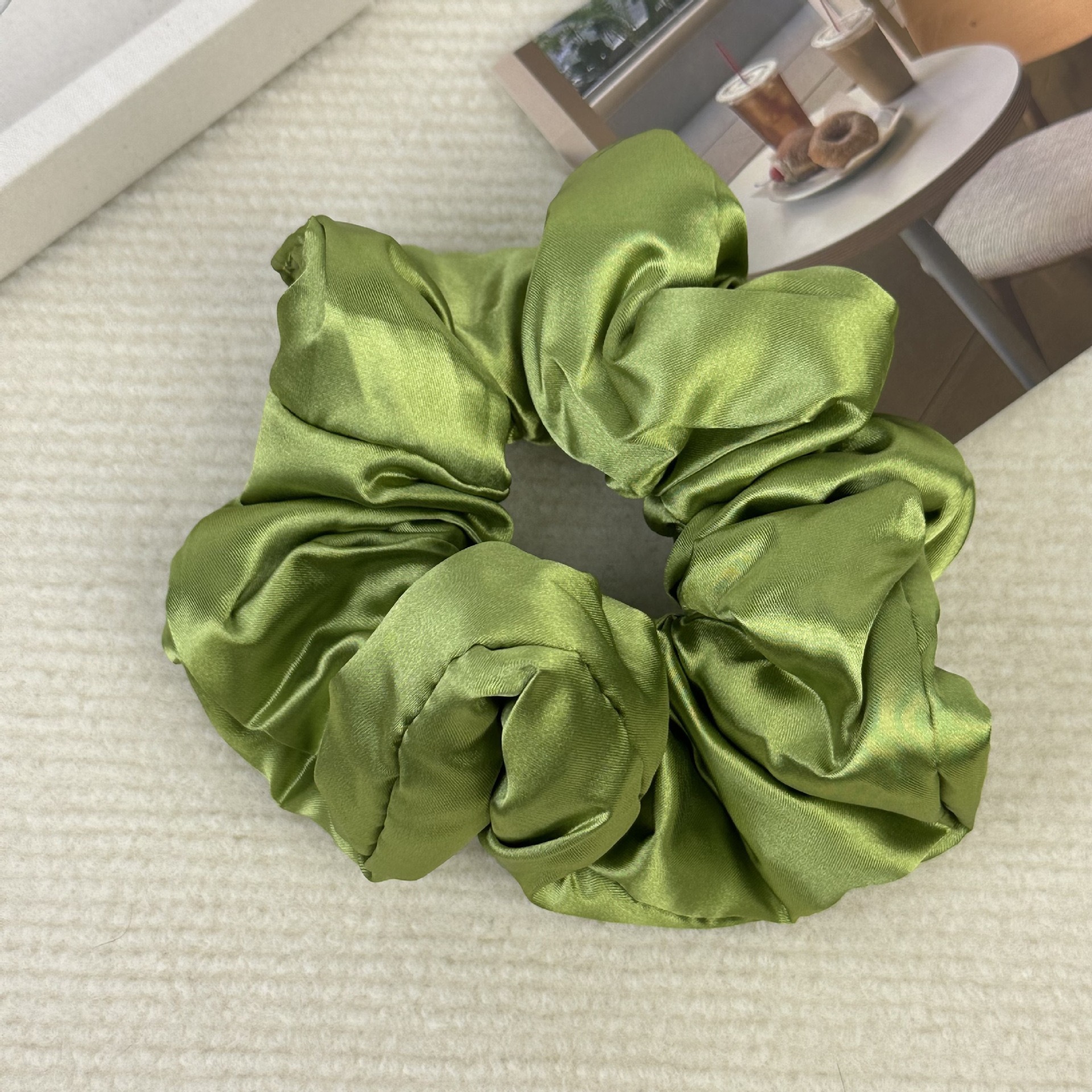 녹색 베개 머리끈