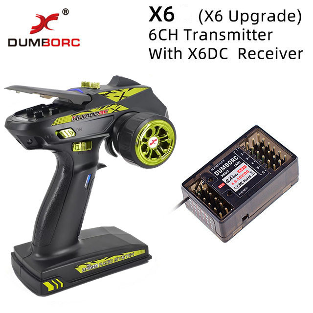 Dumborc Dumbo X6 control de la pistola de control remoto de recepción 2,4g coche modelo de nave modelo de tanque diferencial de Control Híbrido giroscopio