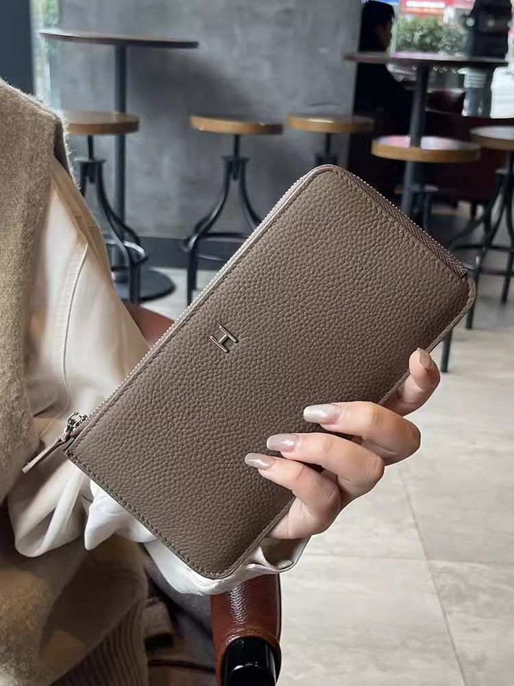 G5U钱包女士2025新款卡包二合一体长款小众设计高级感长夹网红防