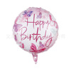 18 -inch birthday happy circular aluminum film balloon Happy Birthday aluminum foil balloon new children's toys