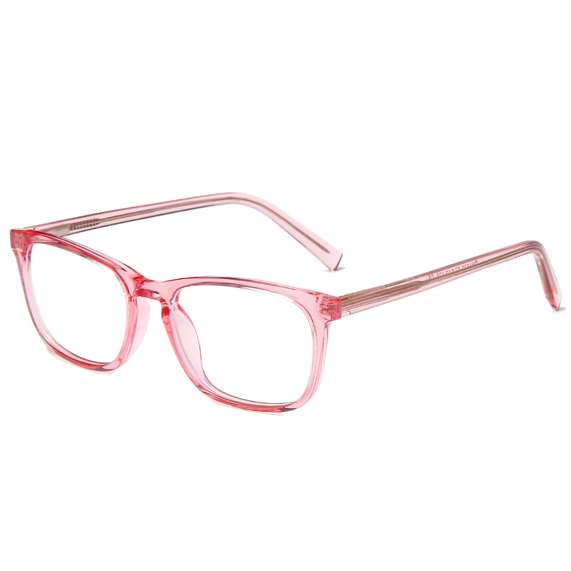 厂家定制新款方形防蓝光TR平光镜时尚男女眼镜框架学生近视眼镜框