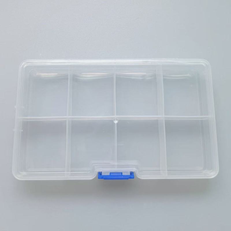 透明なプラスチック包装箱、ビーンボックス、ハードウェアツール、防塵ディスプレイボックス、部品とアクセサリーの整理、蓋付き収納ボックス|undefined