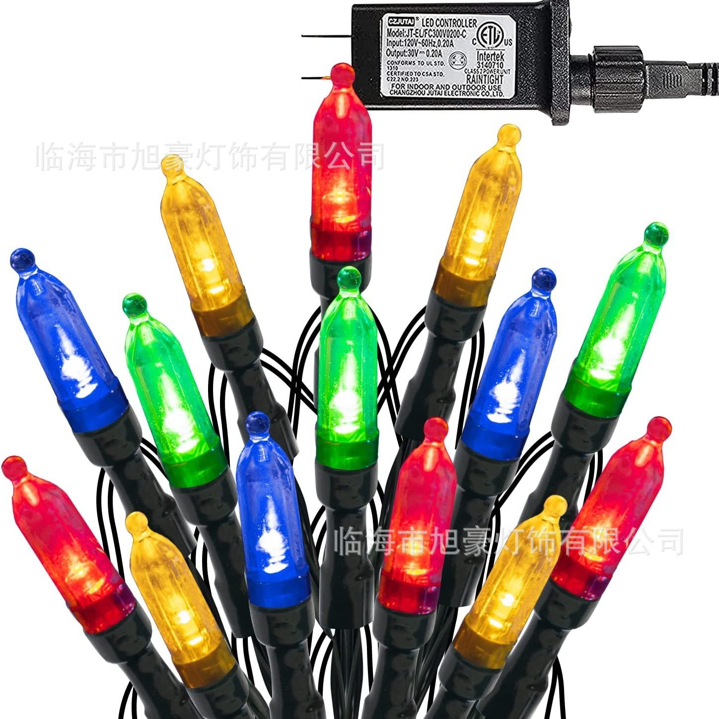 Comercio electrónico transfronterizo luces LED de cadena de luces de Navidad luces de colores luces de cadena de estrellas luces de cortina de vacaciones luces solares