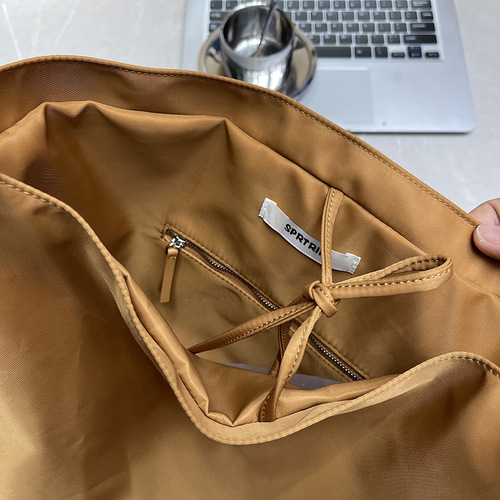 Jiago Autumn/Winter New Women's Bag Oxford Cloth Hand-held Bucket Bag for Women Large Capacity Single Shoulder Crossbody Bag Retro Trend