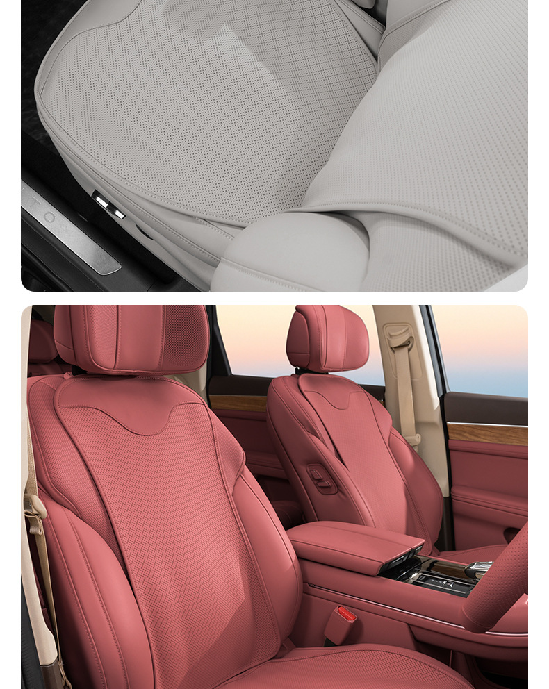 New car four seasons universal cushion in the car advanced sense Nappa leather comfortable cushion seat protective cover protective pad