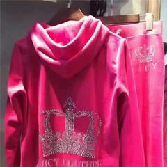 春秋天鹅绒套装休闲运动家居服时尚小脚两件套JC女装修身韩版代发