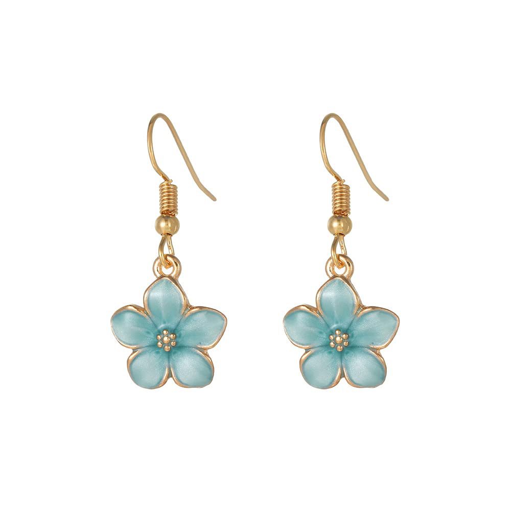 1 Pair Quantity 1 Pair Cute Lady Sweet Daisy Plating Copper Drop Earrings