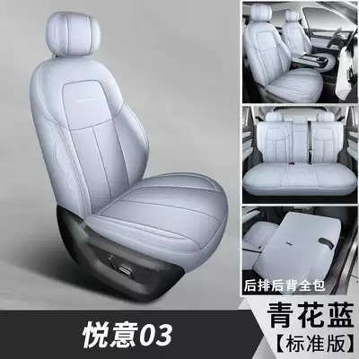 Electric Vehicle Special Full-Coverage Seat | Modelə uyğun (Original) oturacaq örtükləri - blue-and-white-porcelain-standard-edition-note-the-model-year
