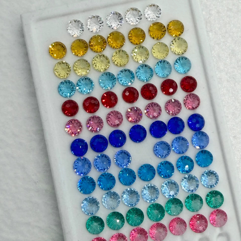 Internet Celebrity Super Shiny Nail Art Rhinestones, Fireworks Cut 6mm Round Super Shiny Pointed Bottom Rhinestones, K9 Transparent Base Wearable Nail and Earring Rhinestone Decorations Internet Celebrity Super Shiny Nail Art Rhinestones, Fireworks Cut 6mm Round Super Shiny Pointed Bottom Rhinestones, K9 Transparent Base Wearable Nail and Earring Rhinestone Decorations