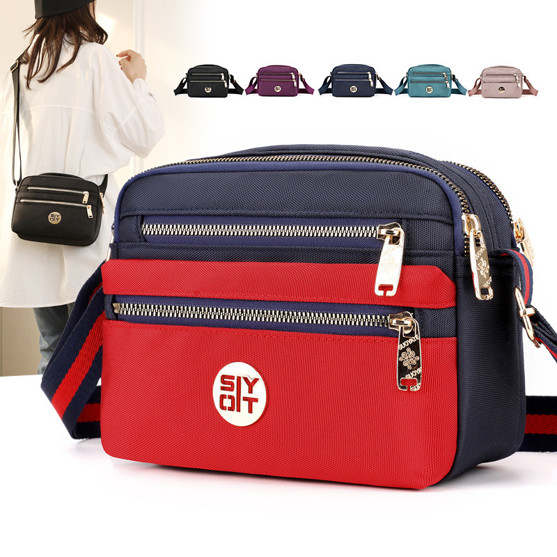 Crossbody bag wallet business wallet small cloth bag casual shoulder messenger bag multi-layer cashier bag small backpack