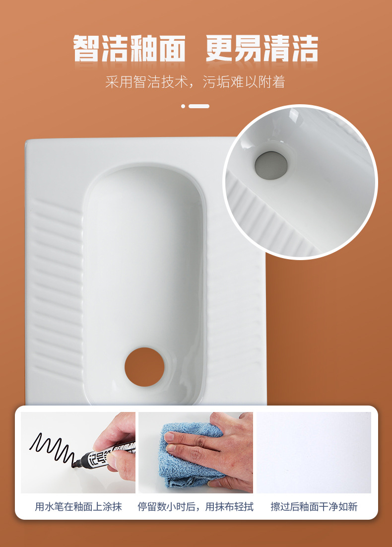 New model of household ceramic squat toilet with water trap, squat toilet bowl, toilet bowl and water tank set project undefined