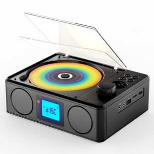 Cross-Border Portable Bluetooth Audio All-In-One Machine Retro Cd Player Stereo Cd Player Radio
