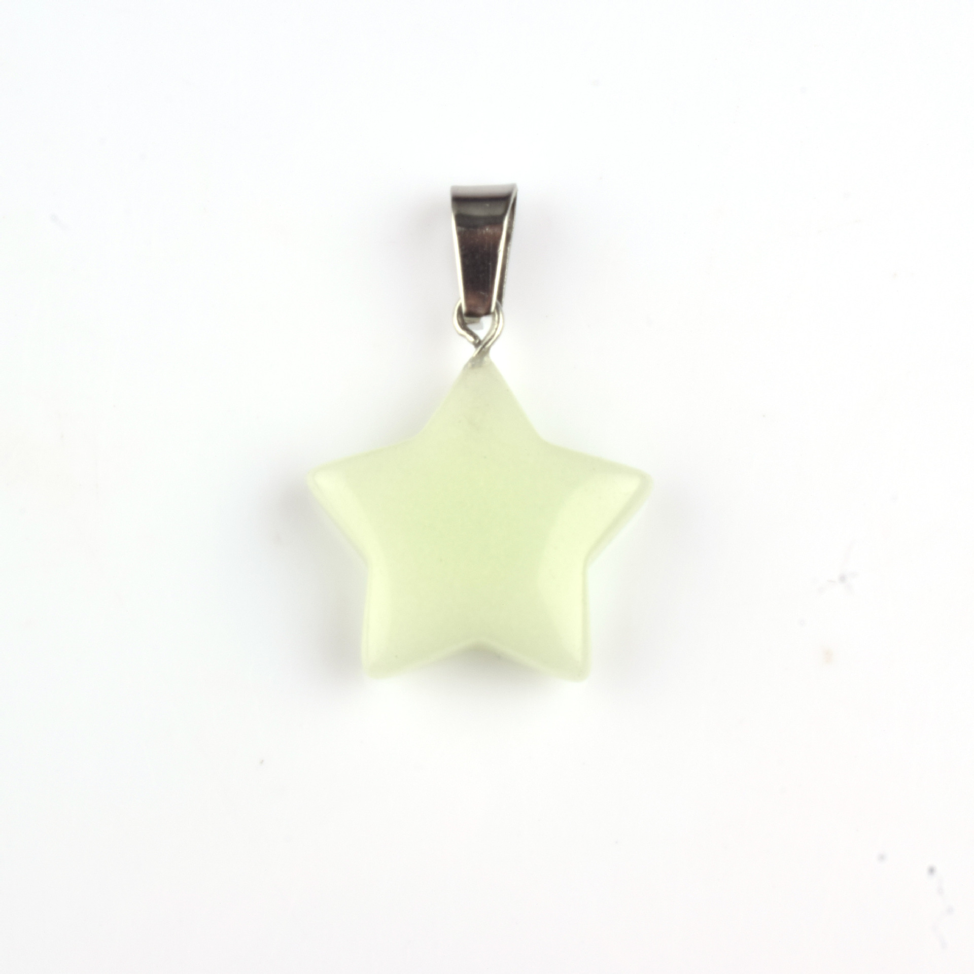 Colgante de piedra de estrella de color natural colgante de amatista de estrella de color pentagramas colgante de estrella de cielo colgante DIY joyas artículos