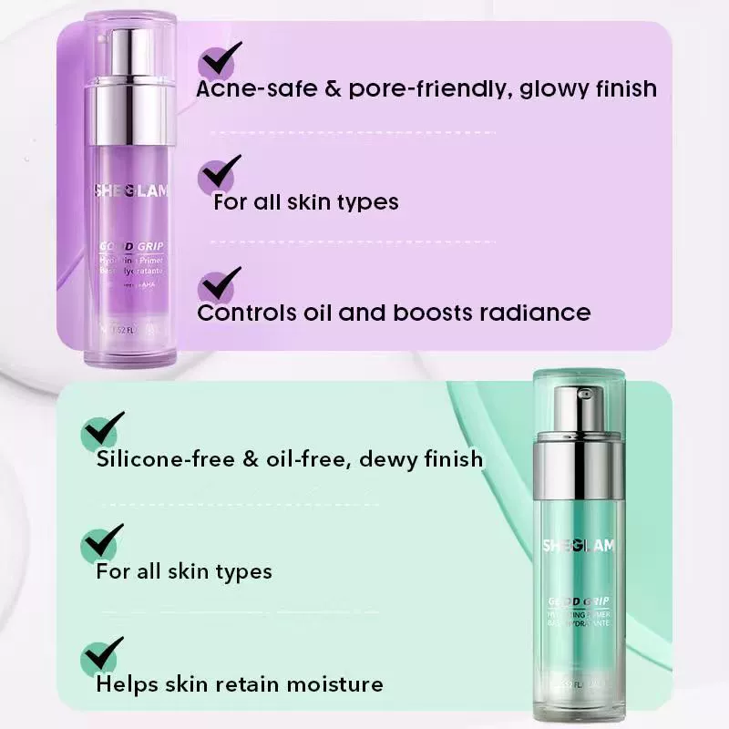 (Cross-border trading), moisturizing soft base makeup primer silicone free, long-term effect