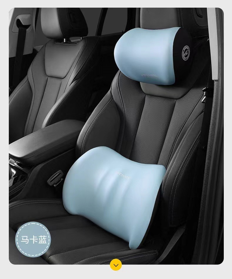 In-Stock Car Headrest, Neck Pillow, Lumbar Support, Memory Foam, Customizable with Logo, Direct from Factory, In-Car Use