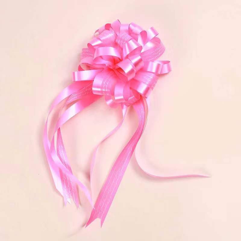 Fábrica directa flor tienda suministros letra grande perezoso tire Flor de dos colores mano tire flor boda coche flor embalaje cinta