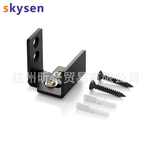 American barn door sliding door sliding door slotted ground guide wall guide stop pendulum wholesale cross-border supply