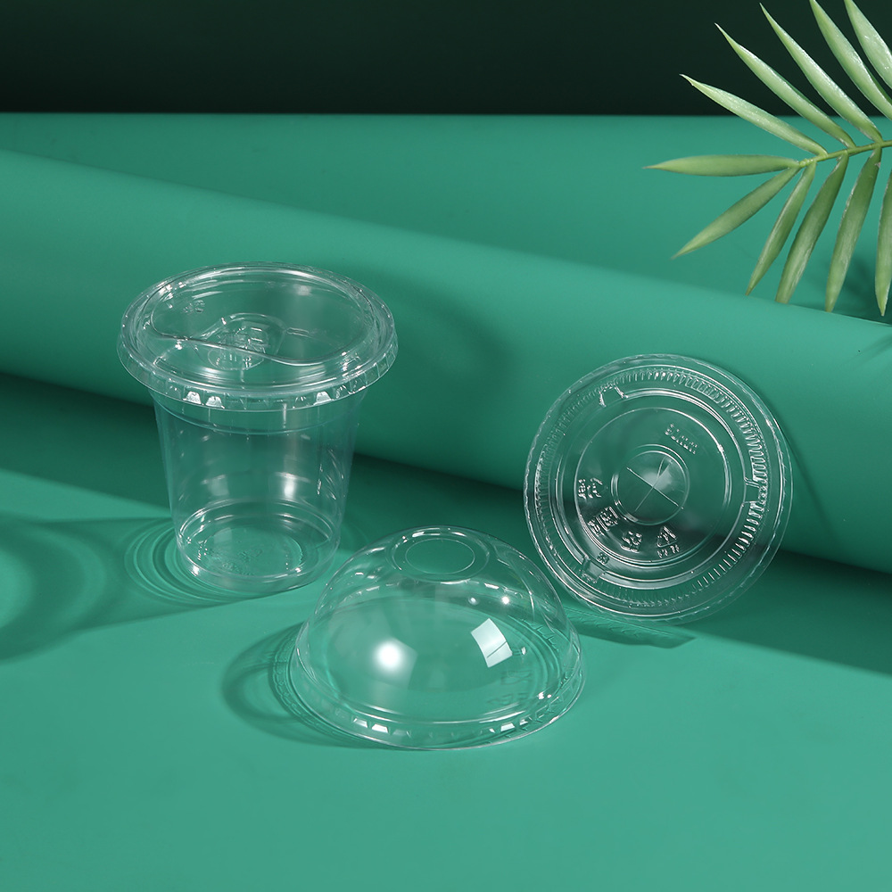 新款一次性塑料咖啡杯pet奶茶杯柠檬茶塑料打包杯冰粉冷饮品杯子