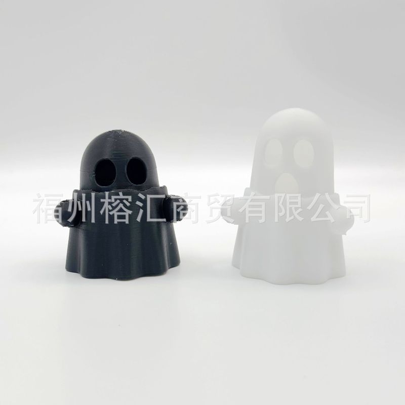 跨境幽灵笔架办公家居桌面可爱小摆件3d摆件万圣节送礼创意礼物|undefined