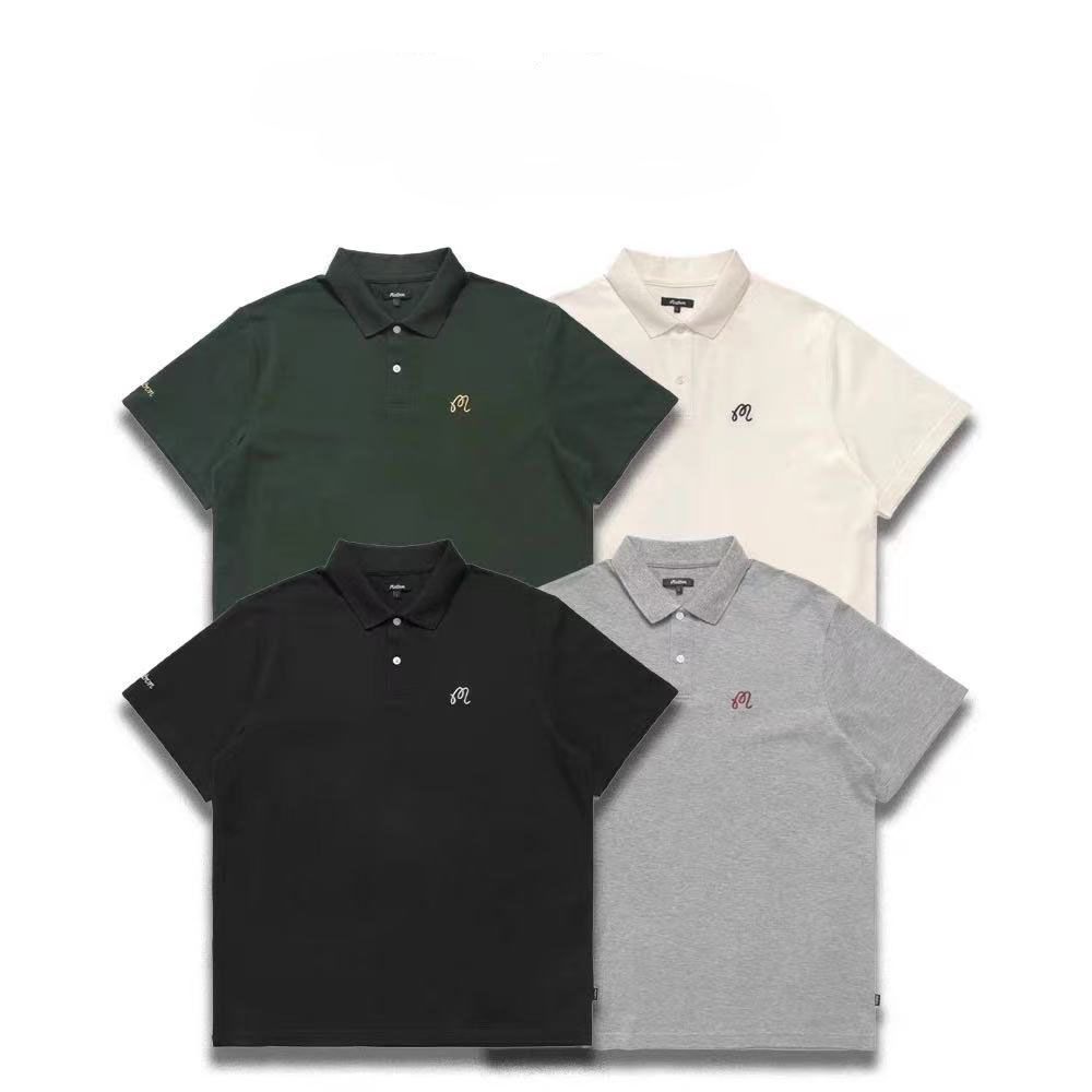 Summer 2025 New Golf Men's Short-Sleeved Polo Shirt, Light, Breathable, Slim and Versatile Short-Sleeved T-Shirt Apricot Color