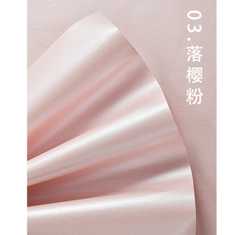 Papel de embalaje de alta calidad de seda de satén de siete colores, engrosamiento de bricolaje, florería hecha a mano, embalaje de suministros florales