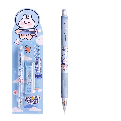 Cute Cartoon Student Girl New Kappa Bear Shaking Pen Automatic Pencil 0.5 Refill with Eraser Head Wholesale