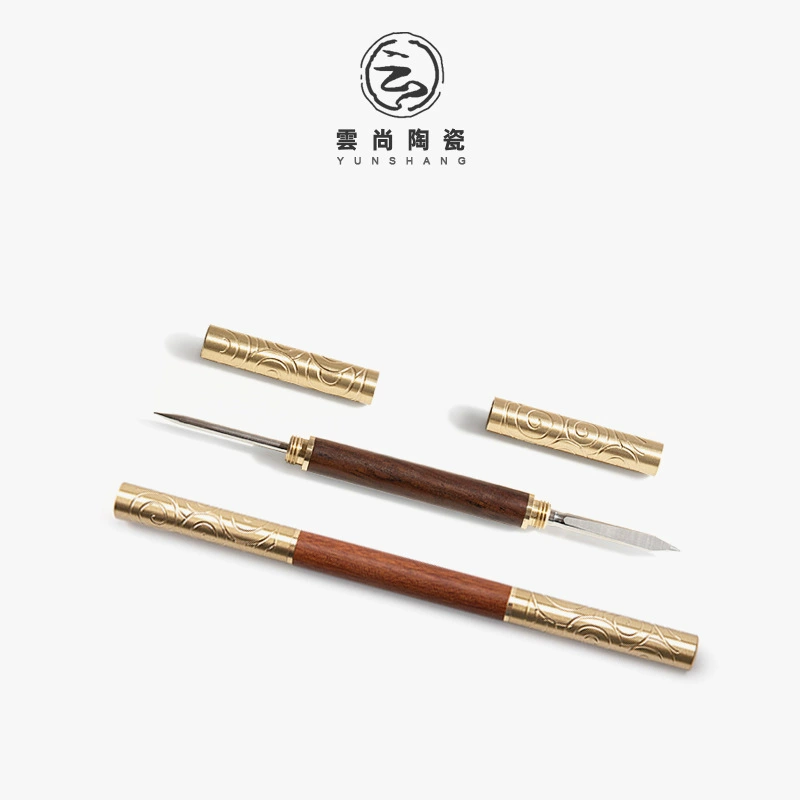 Tea set, Puerh tea from natural wood sandalwood stainless steel