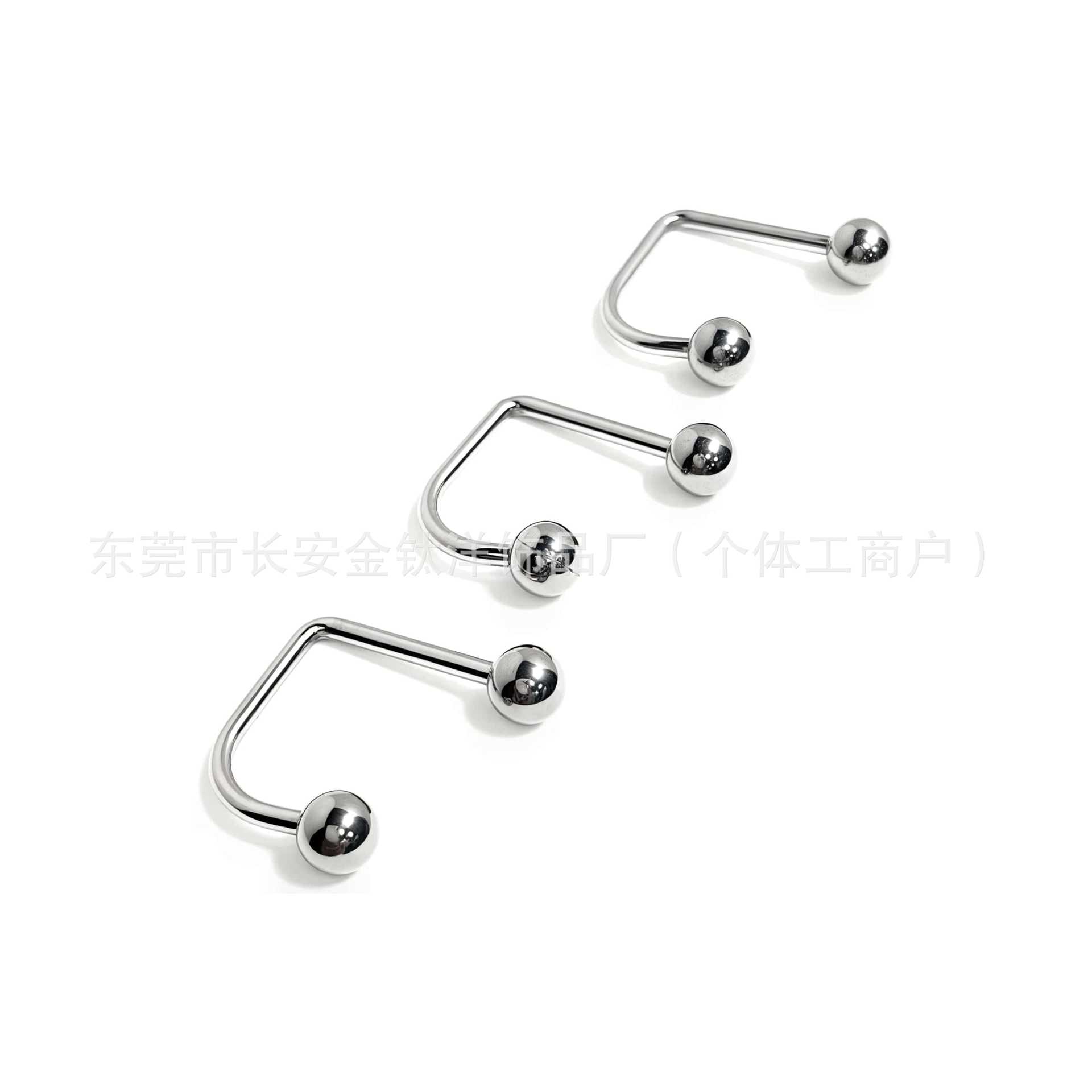 Labret piercing jewelry detail image