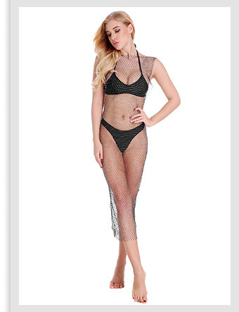 블랙 롱 원피스