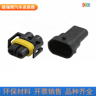 2p automotive connector 12124819 wiring harness connector plug waterproof sheath DJ7028Y-2.8-21