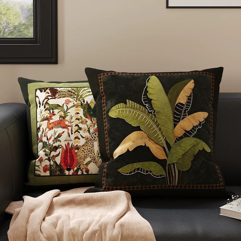 Vintage-Style High-End Throw Pillow with Insert for Living Room Sofa, Homestay Decor, Bedroom Bay Window, and Bed Vintage-Style High-End Throw Pillow with Insert for Living Room Sofa, Homestay Decor, Bedroom Bay Window, and Bed