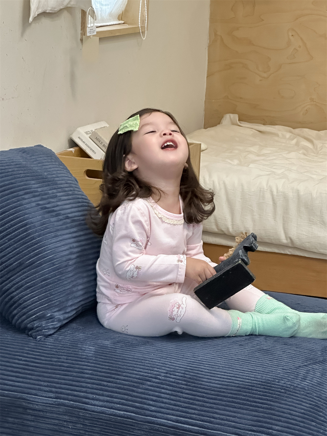 2025 ropa de otoño niñas pijamas bebés ropa infantil coreana ropa infantil ropa de casa bebé dos piezas ropa de otoño