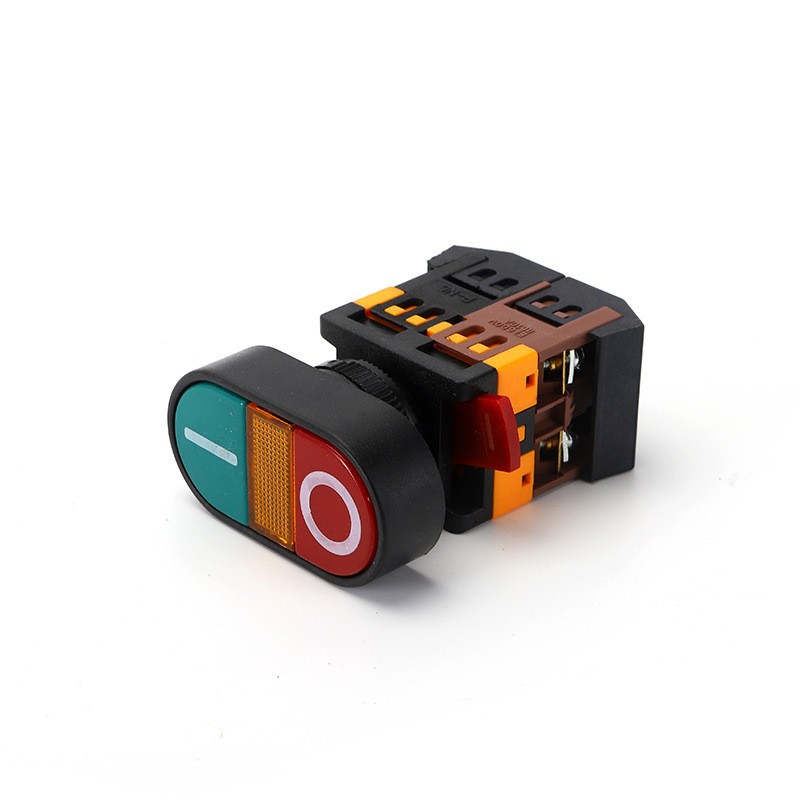 两连位按钮APBB-22N-25N PPBB双键双位带灯控制开关