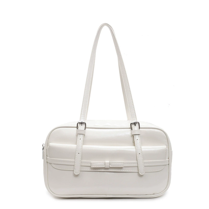 Retro capacious shoulder bag, one-shoulder bag for leisure