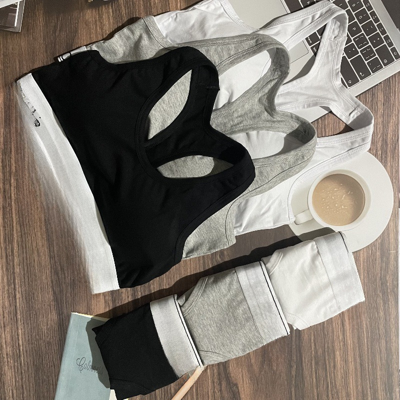 Women's Underwear Set Original Standard U-Shaped Underwear Set Breathable Triangle Cup Set Comfortable