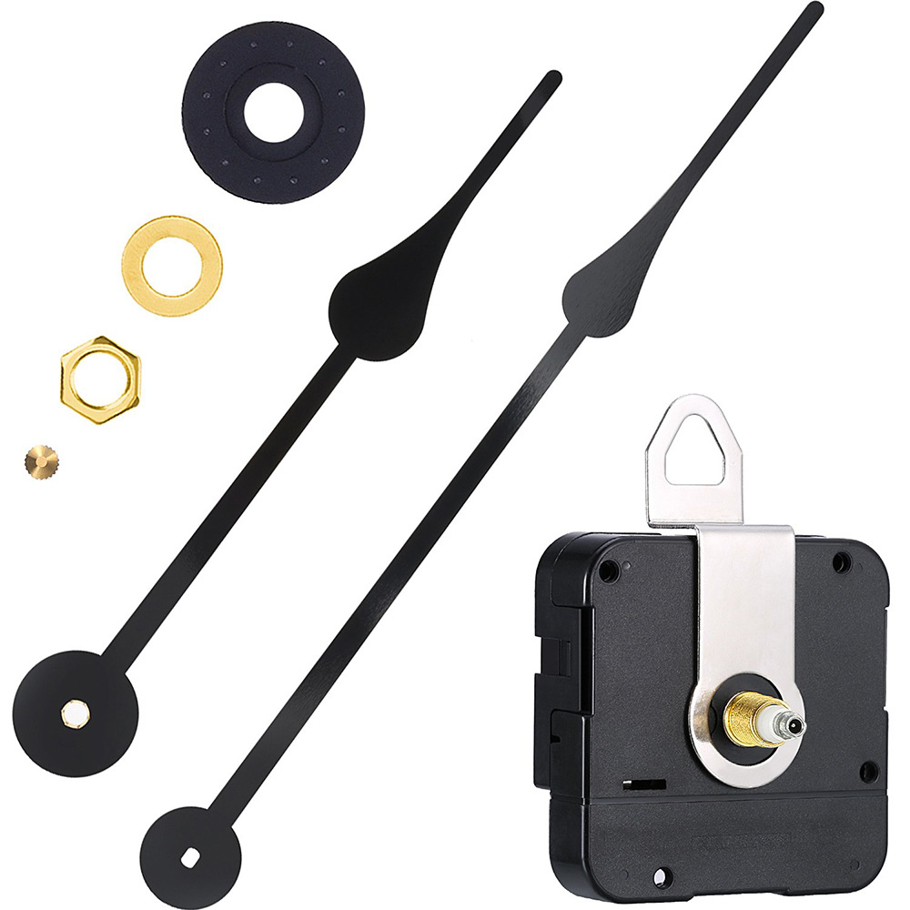 HR1688 gran torque de movimiento con 23cm de largo 2067 metal aguja división de tiempo grande accesorios de reloj de pared reloj movimiento