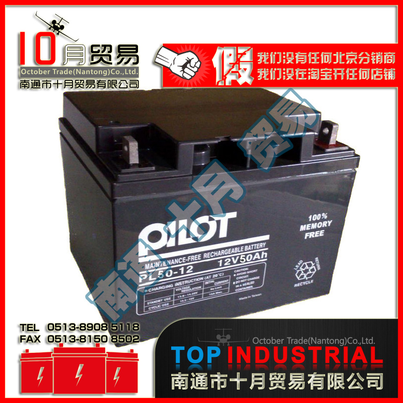 美国PILOT蓄电池 PL50-12 原装进口