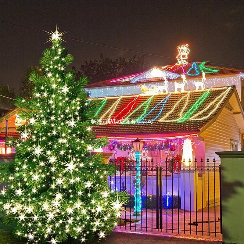 Solar LED lámpara de alambre de cobre ocho funciones al aire libre impermeable lámpara de jardín lámpara de decoración de Navidad cadena de luz de atmósfera image 5